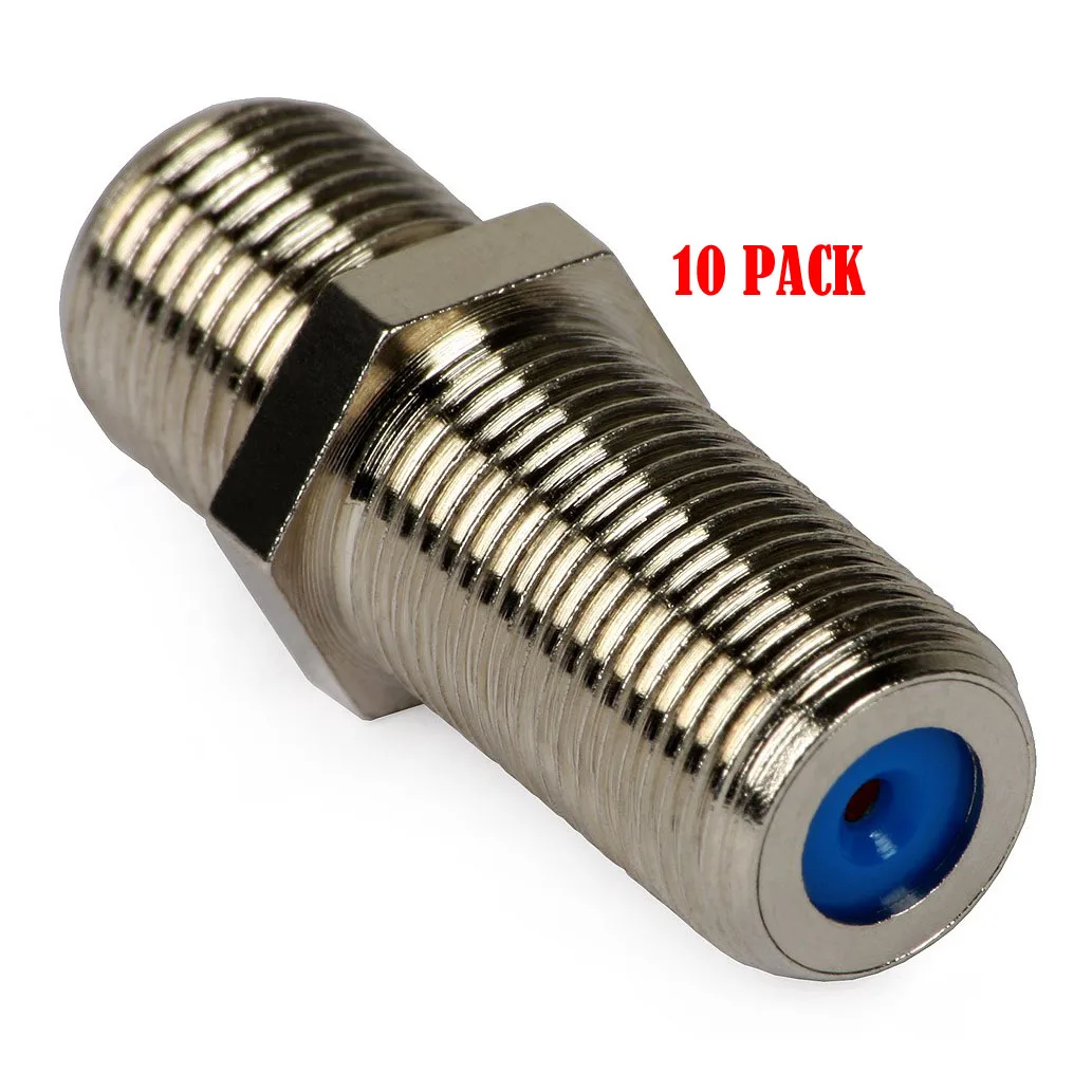 The Wires Zone The Wires Zone F81 Coax Coupler 2.5GHz 10 Pack — product photo