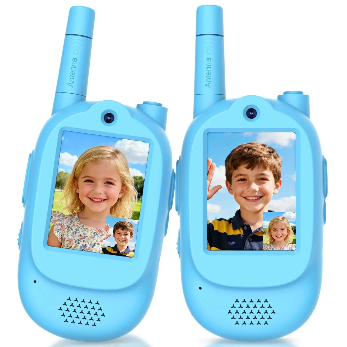  Divava LM02 Video Walkie Talkies 2 Pack Blue — product photo