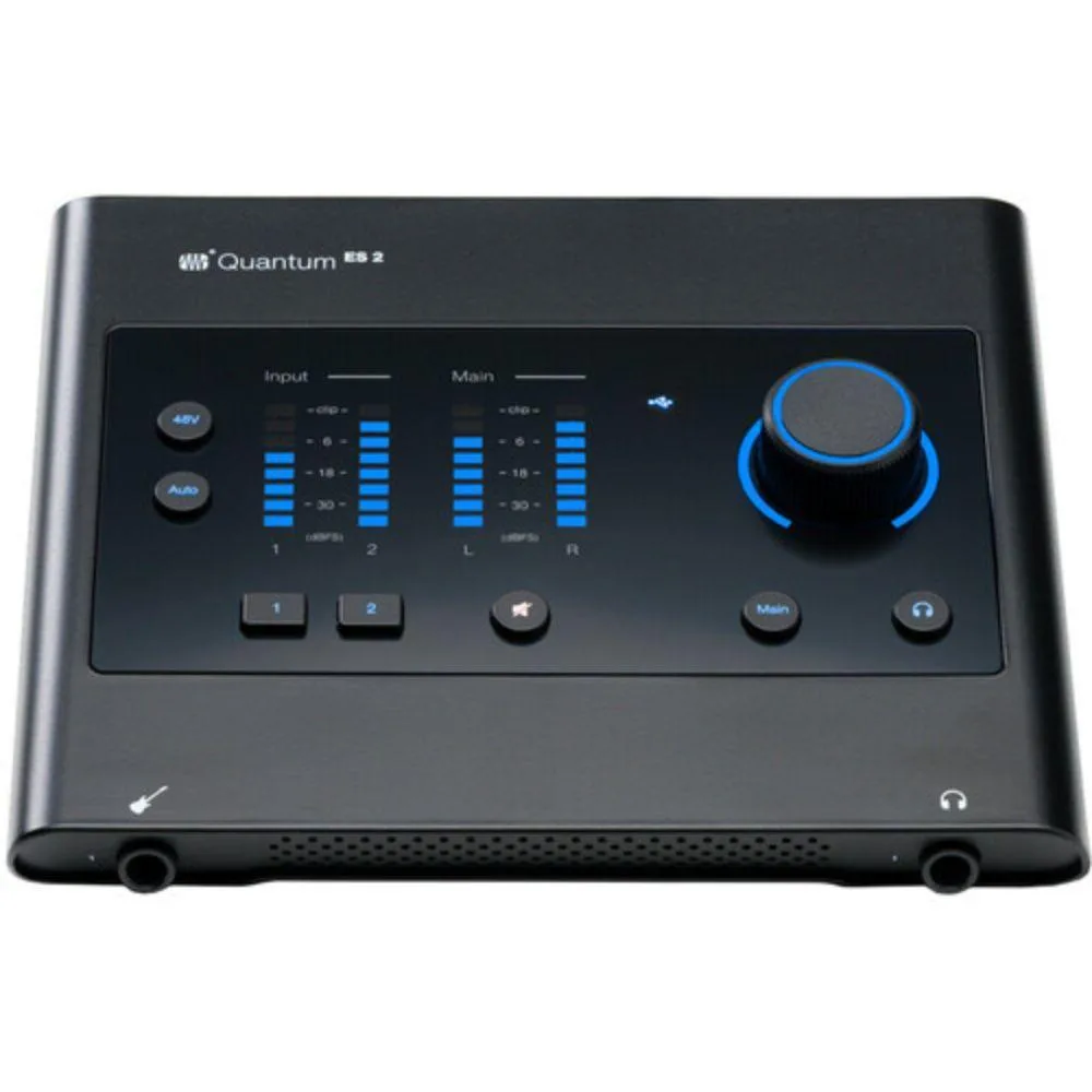Presonus Presonus Quantum ES 2 2x2 USB-C Audio Interface MIDI 24-bit 192 kHz 75 dB gain — product photo