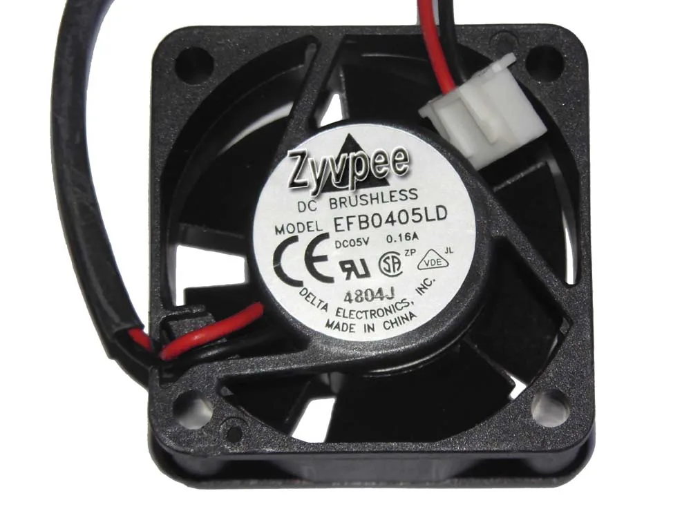 Zyvpee Zyvpee EFB0405LD 4020 5V 0.16A 2 Wires case fan — product photo