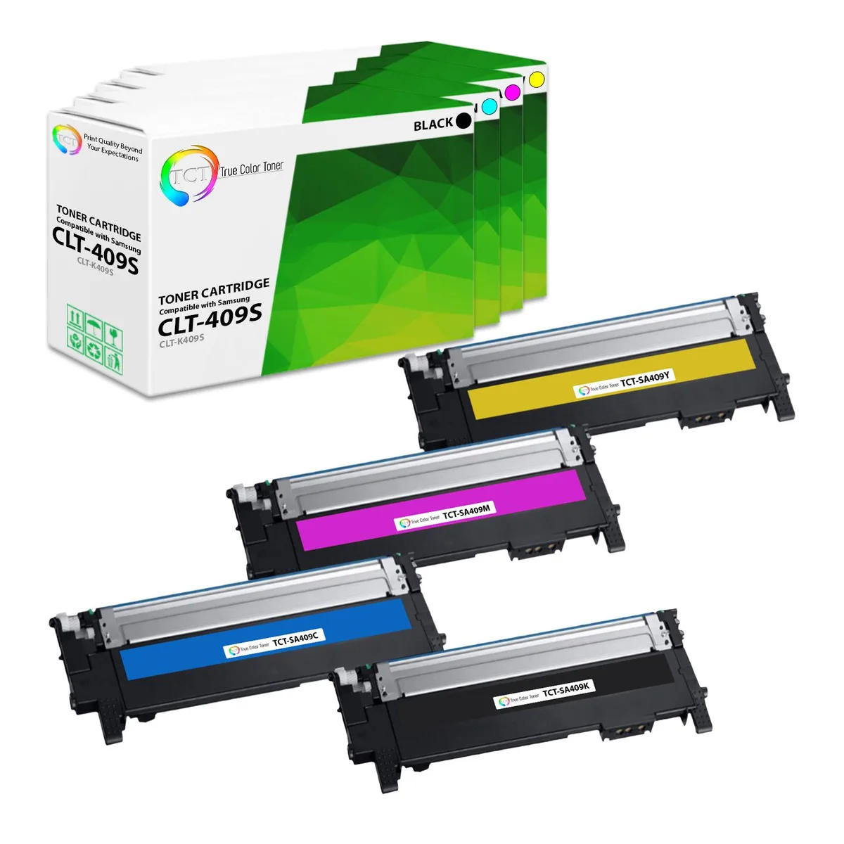 True Color Toner True Color Toner CLT-409S 4-colour toner cartridge 4-pack — product photo