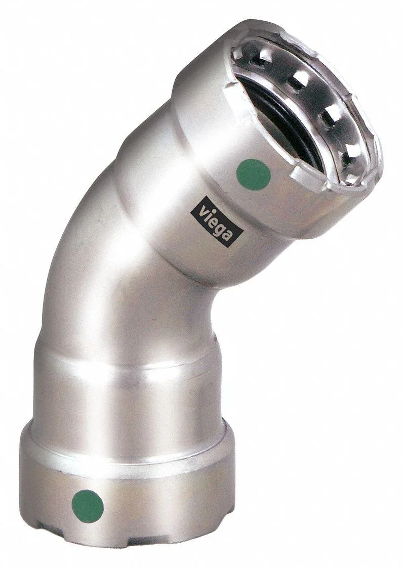 Viega Viega Megapress Stainless 316 45 Degree Elbow 3/4" 90060 — product photo