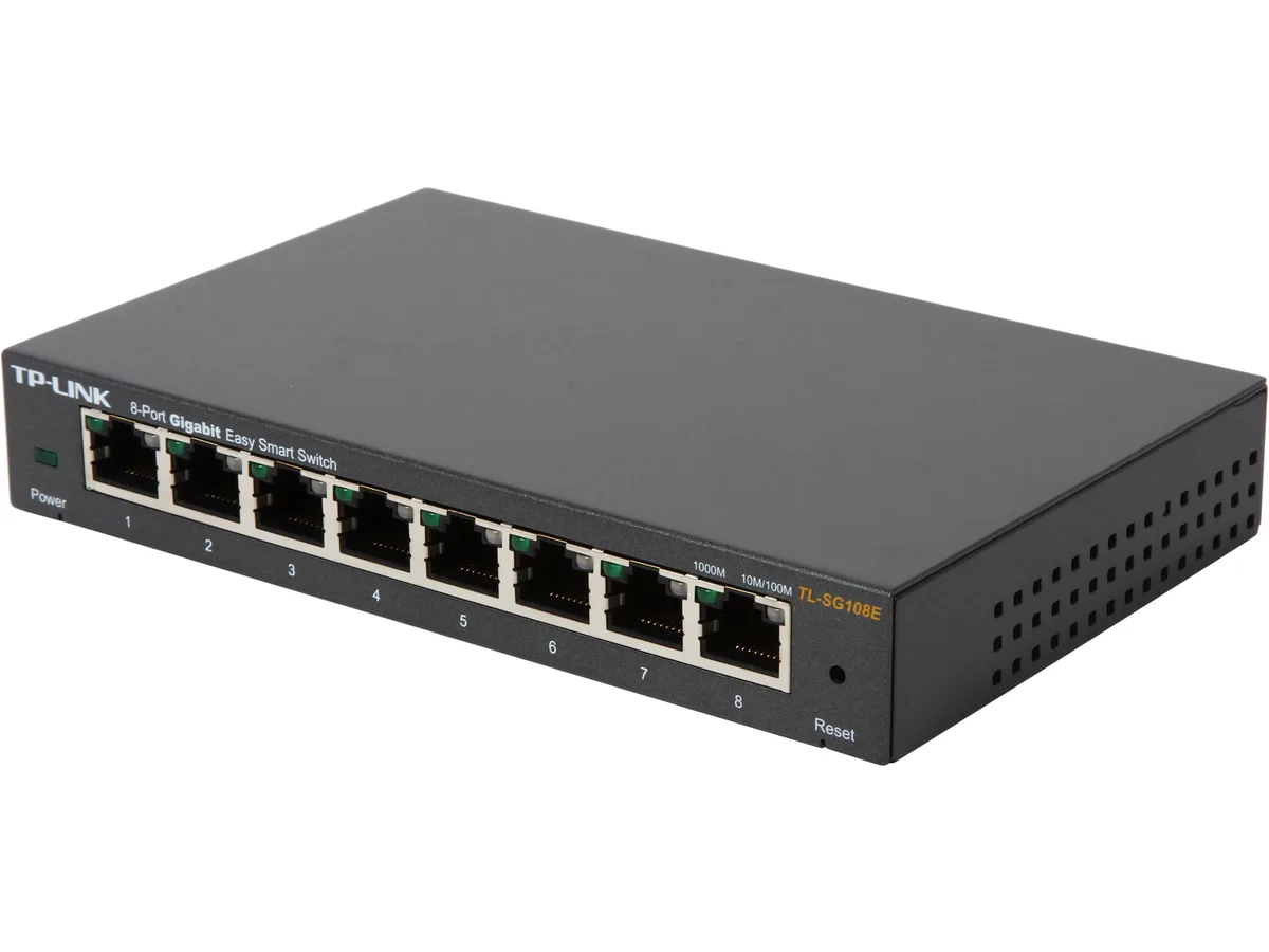 TP-Link TP-Link TL-SG108E 8-port Gigabit Smart network switch — product photo