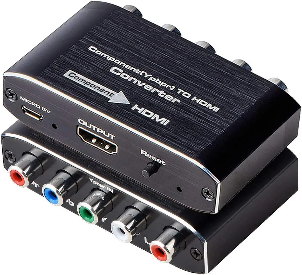 ESTONE ESTONE Component to HDMI Converter YPbPr 5RCA to HDMI 1080P 1.4 — product photo