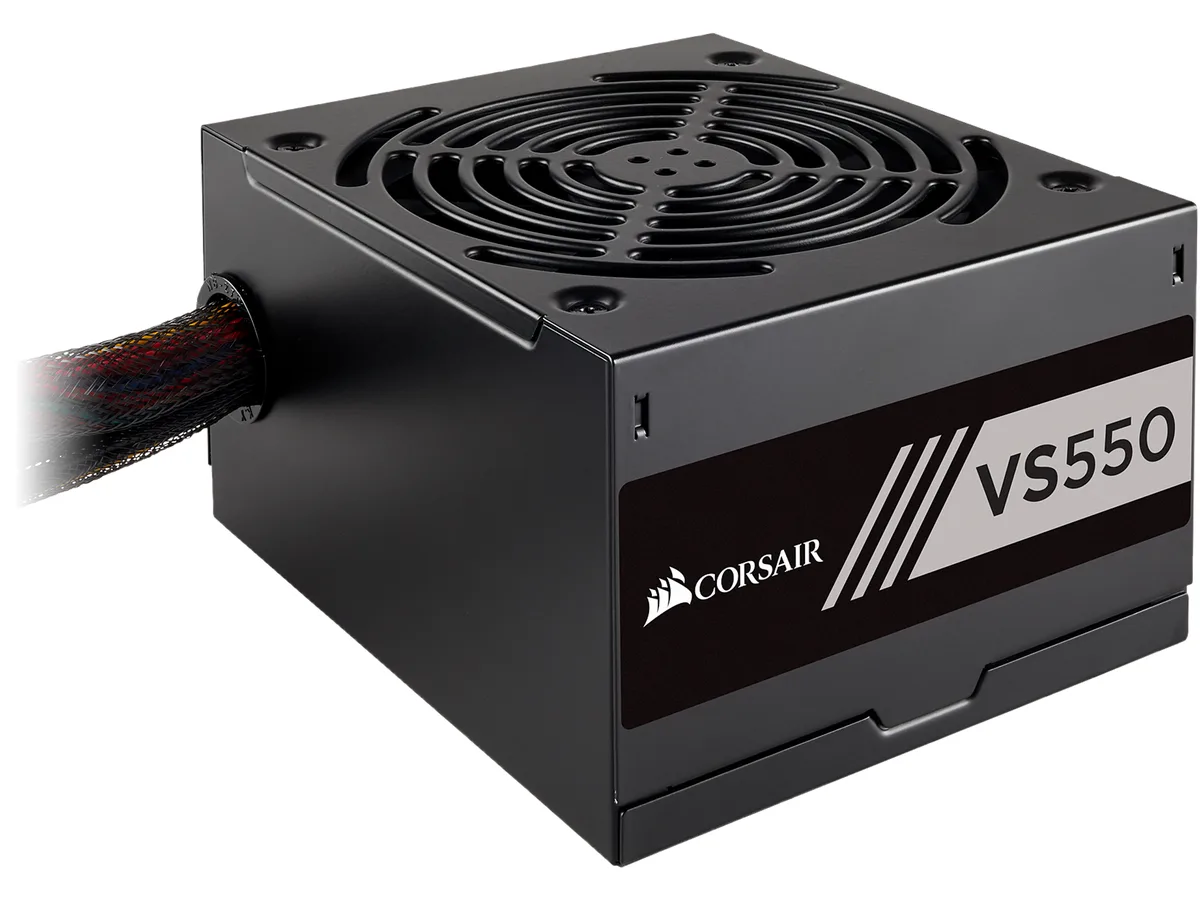 Corsair Corsair CP-9020171-NA VS550 550W power supply — product photo