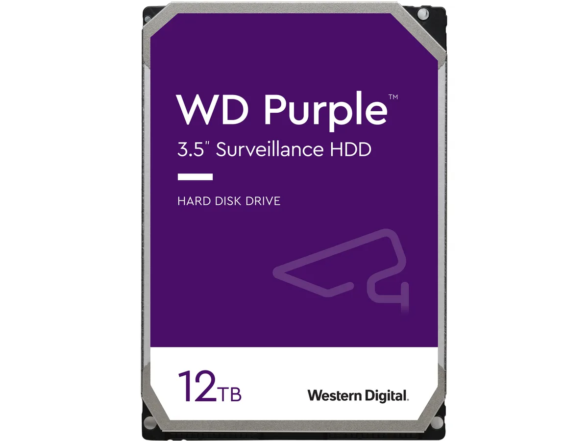 Western Digital Western Digital WD121PURZ 12TB 7200 RPM 256MB SATA 6.0Gb/s 3.5" internal hard drive — product photo