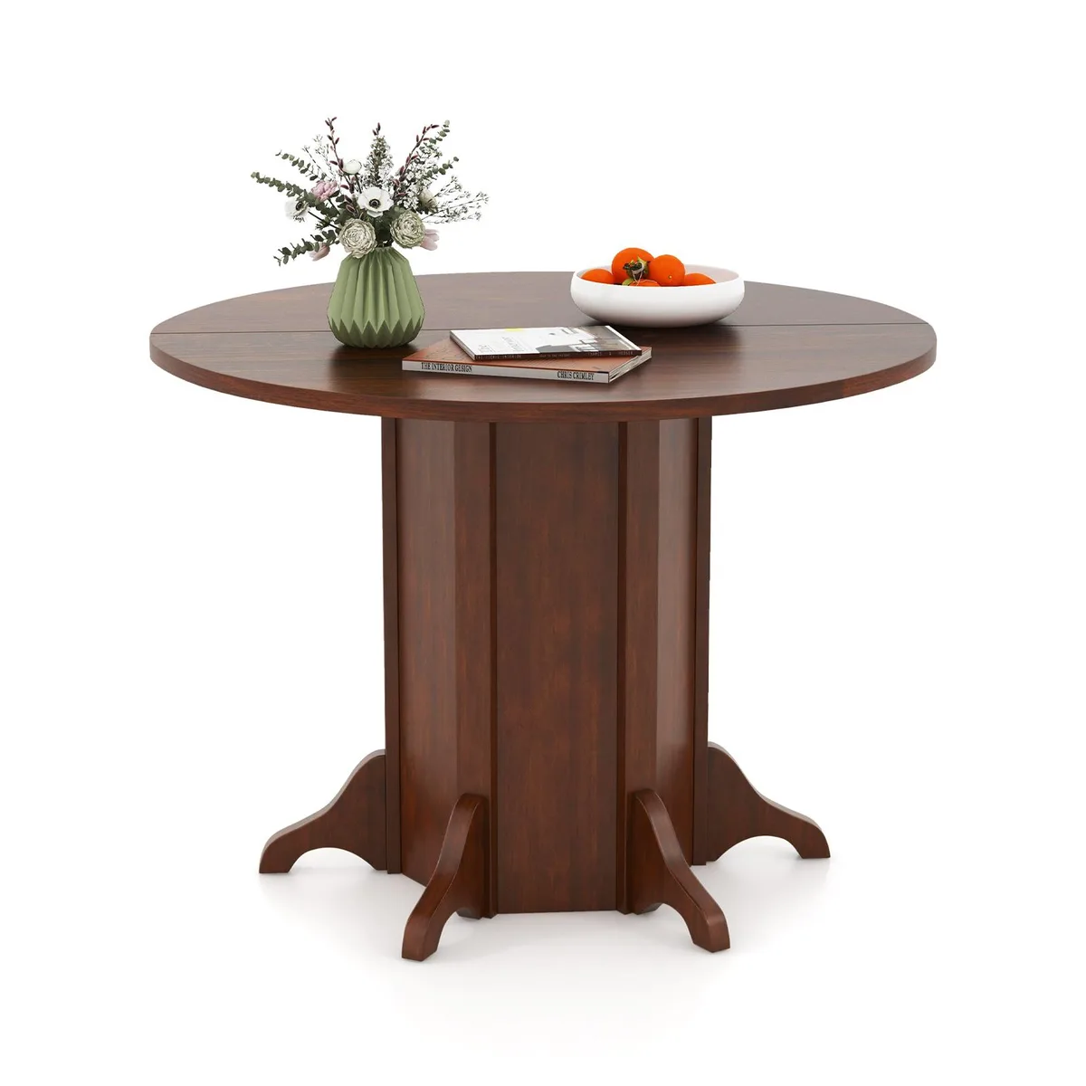 SlickBlue SlickBlue Round Dining Table 42" Walnut — product photo