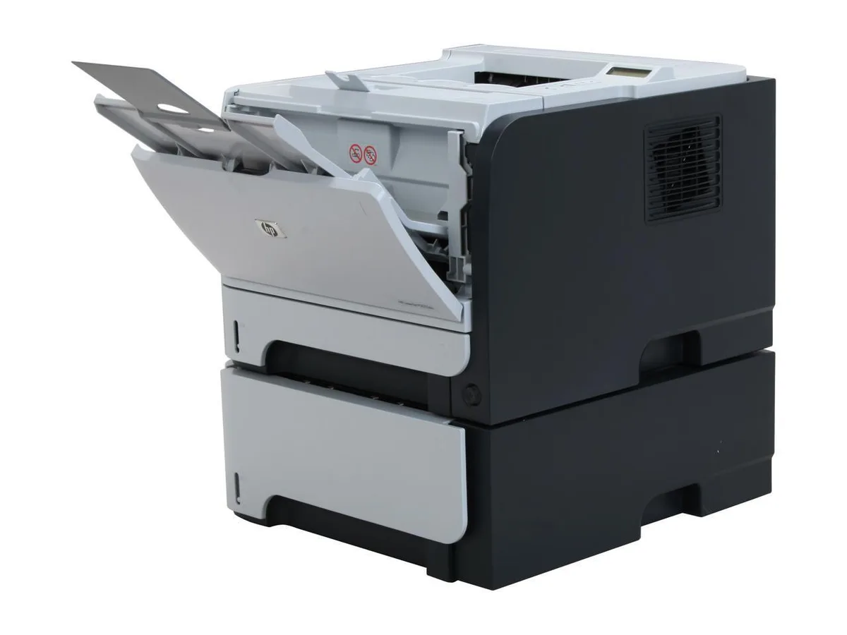 HPE HPE LaserJet P2055X Duplex Network Laser Printer Extra Paper Feeder Toner Bundle — product photo
