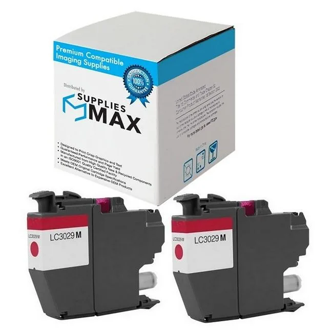 SuppliesMax SuppliesMax LC-3029M Magenta Inkjet Cartridge 2-Pack 1500 Pages — product photo