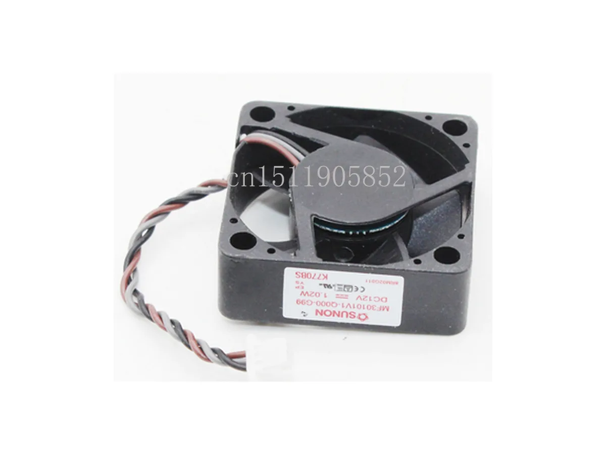 Fans Fans MF30101V1-Q000-G99 30x30x10mm 3-Wire 12V 1.02W case fan — product photo