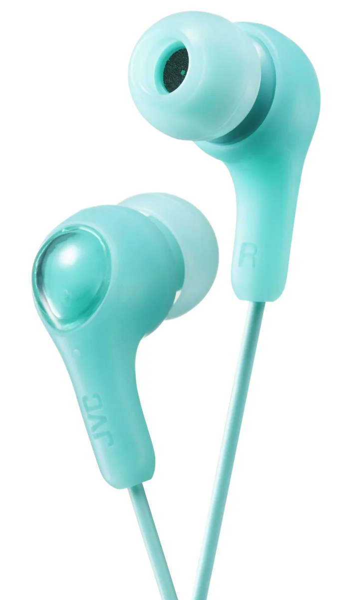  JVC HAFX7G Green in-ear headphones — product photo