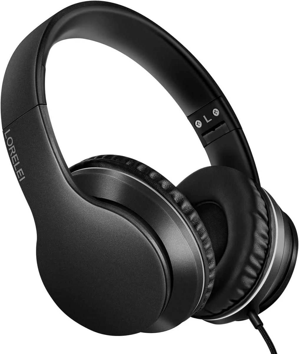 vogek Vogek On-Ear Headphones Black 40 mm Driver 1.5 m Cable — product photo