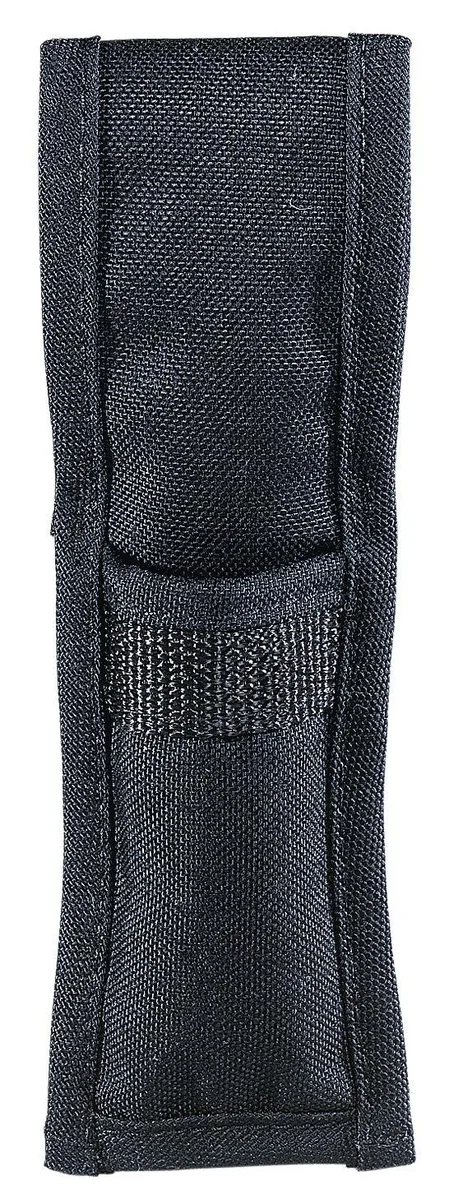 Black ballistic nylon utility knife holder with belt loop