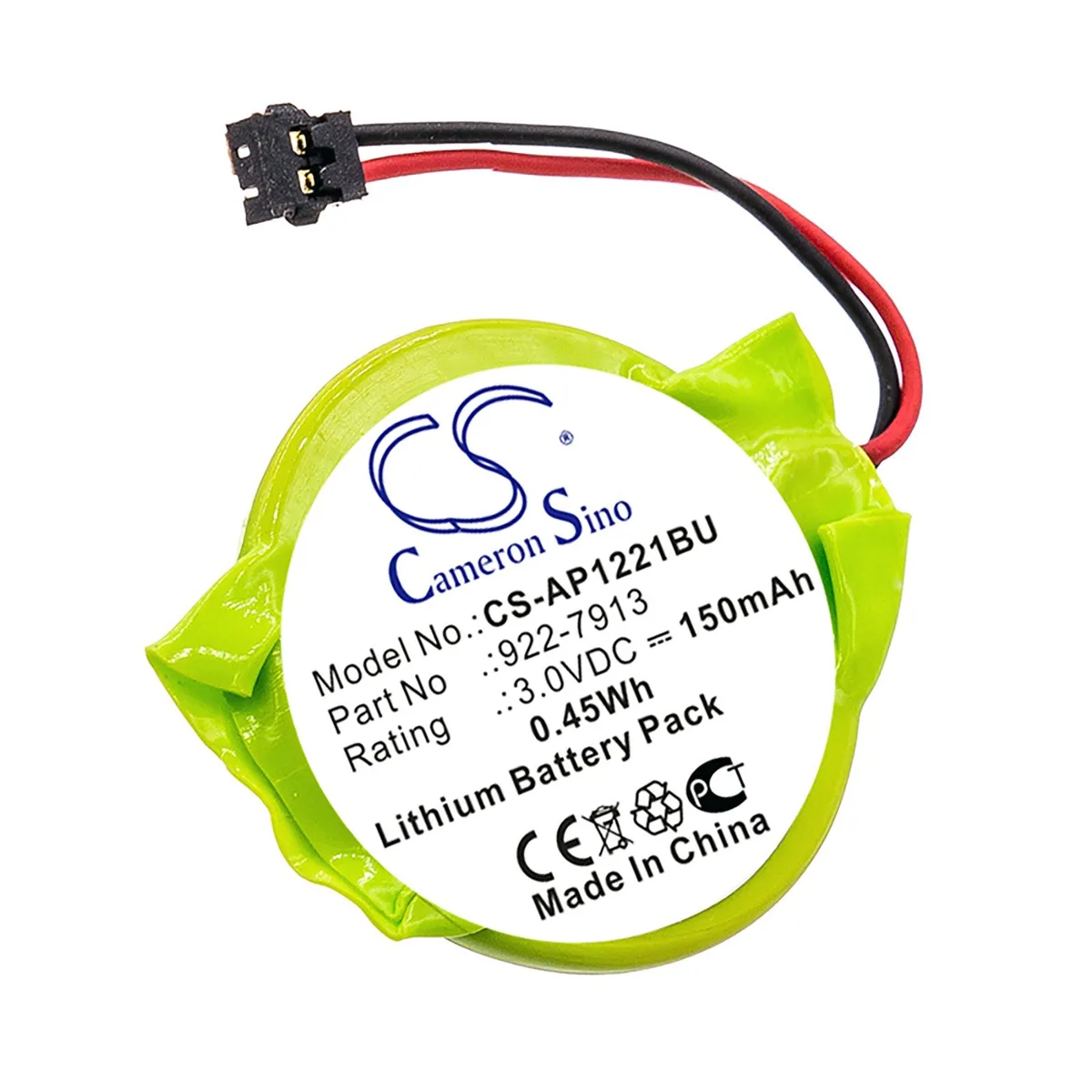 Cameron &amp; Co Cameron &amp; Co DS-CS-AP1221BU CMOS Battery 3.0V 150mAh — product photo