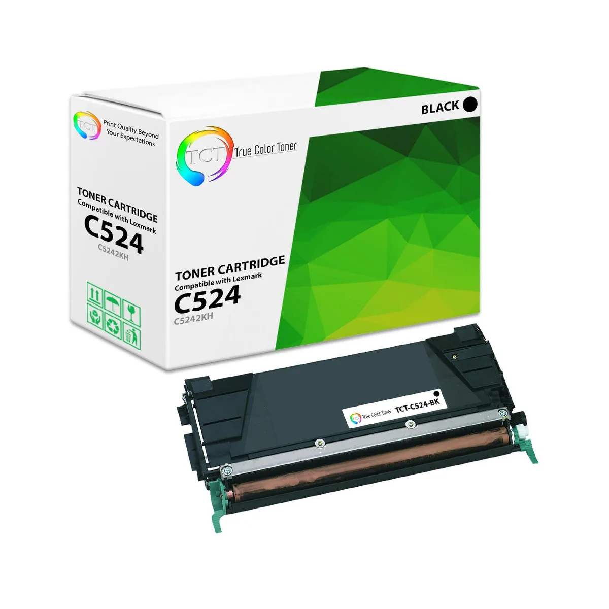 True Color Toner True Color Toner C540H2KG Black Toner Cartridge 8000 pages — product photo