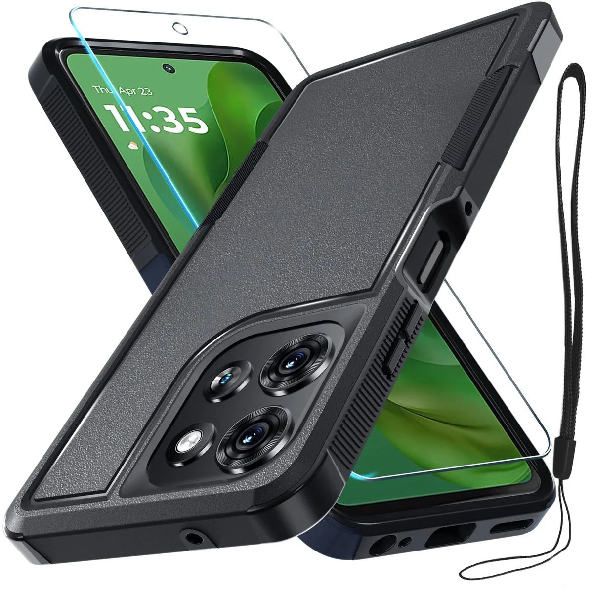 RMOCR Moto G Power 5G 2025 Case Black Matte — product photo