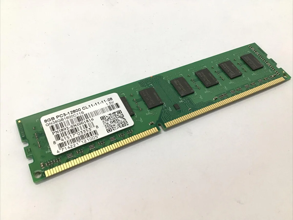 GeIL GeIL 8GB DDR3-1600MHz Desktop RAM GN38GB1600C11S 240pin — product photo
