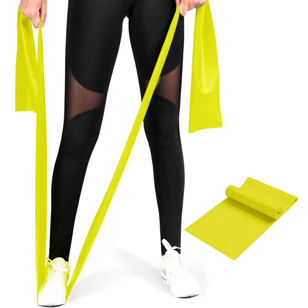  Resistance Bands for Home Workout, Long Exercise Band for Physical Therapy, 59 inches, 5.9 inches wide, 70g — product photo