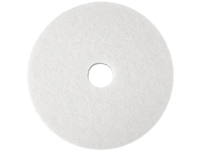 3M 3M 8481 Super Polish Floor Pad 4100 17" White 5 Pack — vörumynd