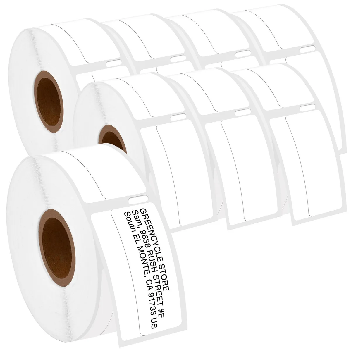 GREENCYCLE GREENCYCLE DM-30330 3/4" x 2" Label 500/Roll 8 Rolls — product photo