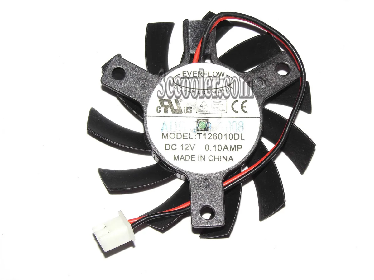 OEM Industries OEM Industries T126010DL 12V .1A 2-pin CPU cooler — product photo