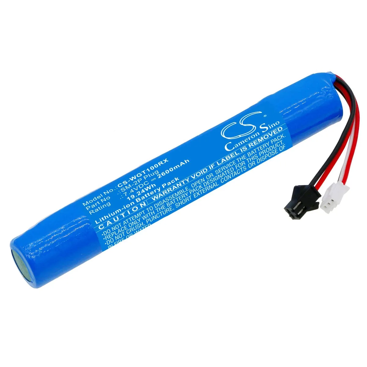 Cameron Sino 7.4V 2600mAh SM-2P Battery — product photo