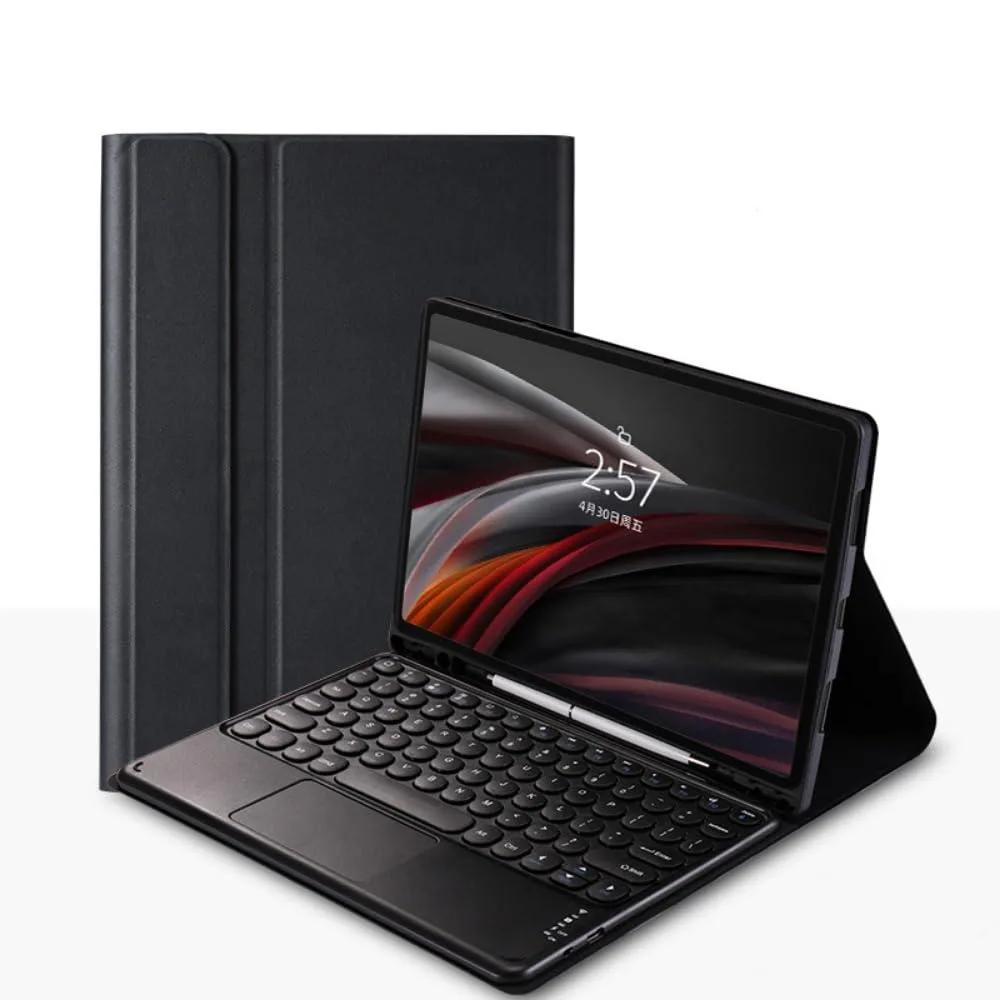 Timoom Timoom Bluetooth Trackpad Keyboard Case with Pen Holder for iPad 9.7" (Black) — product photo