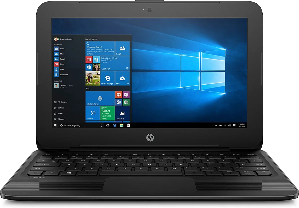 HP HP Stream Pro G3 11.6" 2-in-1 Laptop Celeron N3060 4GB 64GB Black Z1Z88UT-ABA — product photo