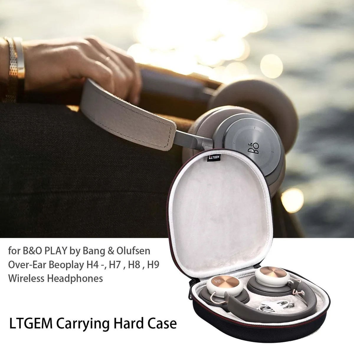 BFKK BFKK Carrying Case for Beoplay HX H95 H100 Black Gray — product photo