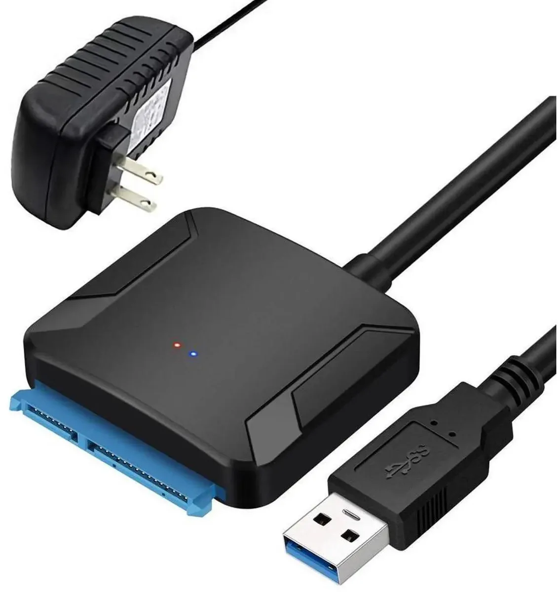 SMUGDESK SMUGDESK USB 3.0 to SATA III Adapter Cable with 12V 2A Power Supply — product photo