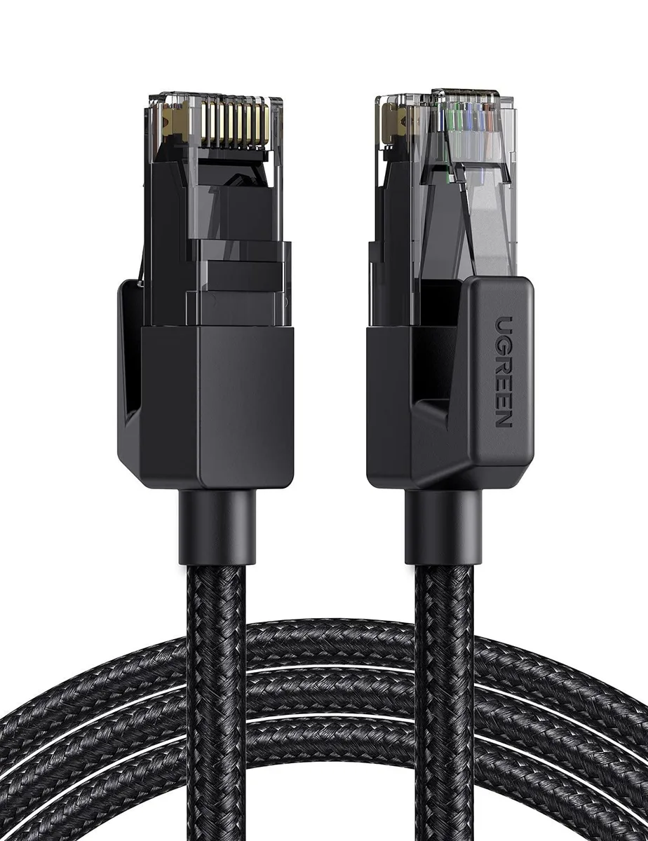 No Sew No Sew Cat 6 network ethernet cable 6FT braided 1000Mbps 250MHz — product photo