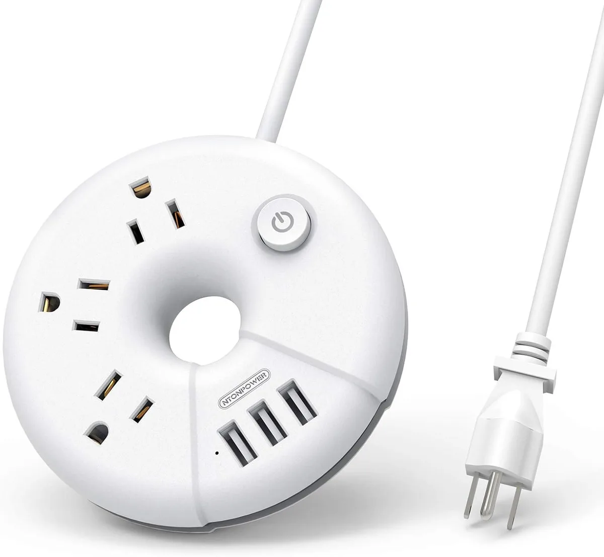 NTONPOWER NTONPOWER Cruise Approved Power Strip White — product photo