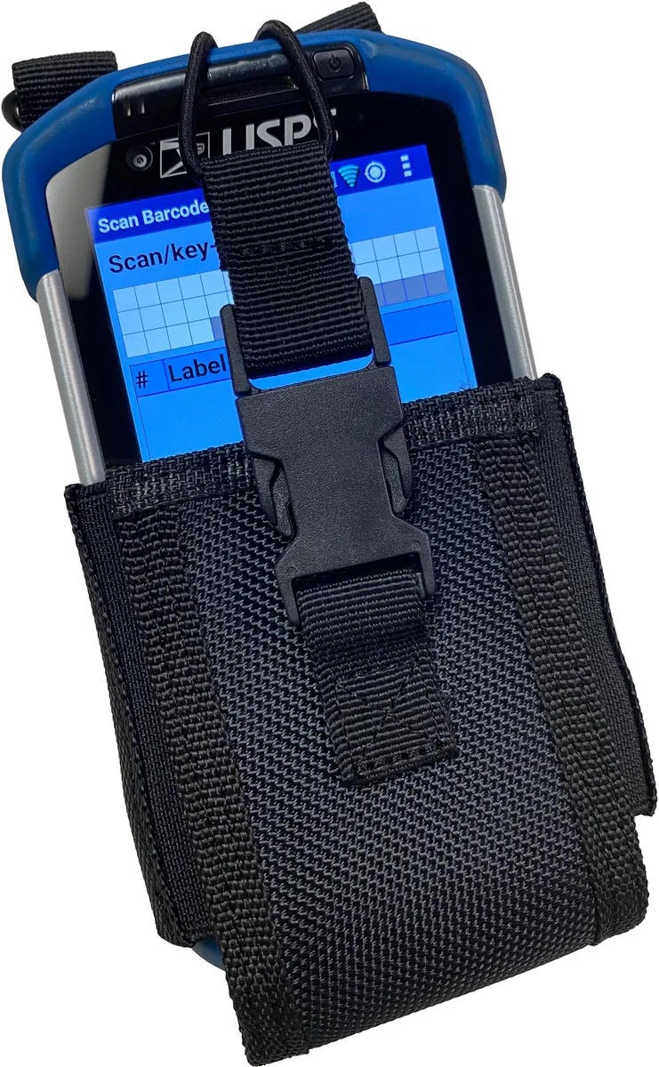 Nakedcellphone Nakedcellphone Rugged Nylon Pouch Case for Zebra TC77HL 3.5in Belt — product photo