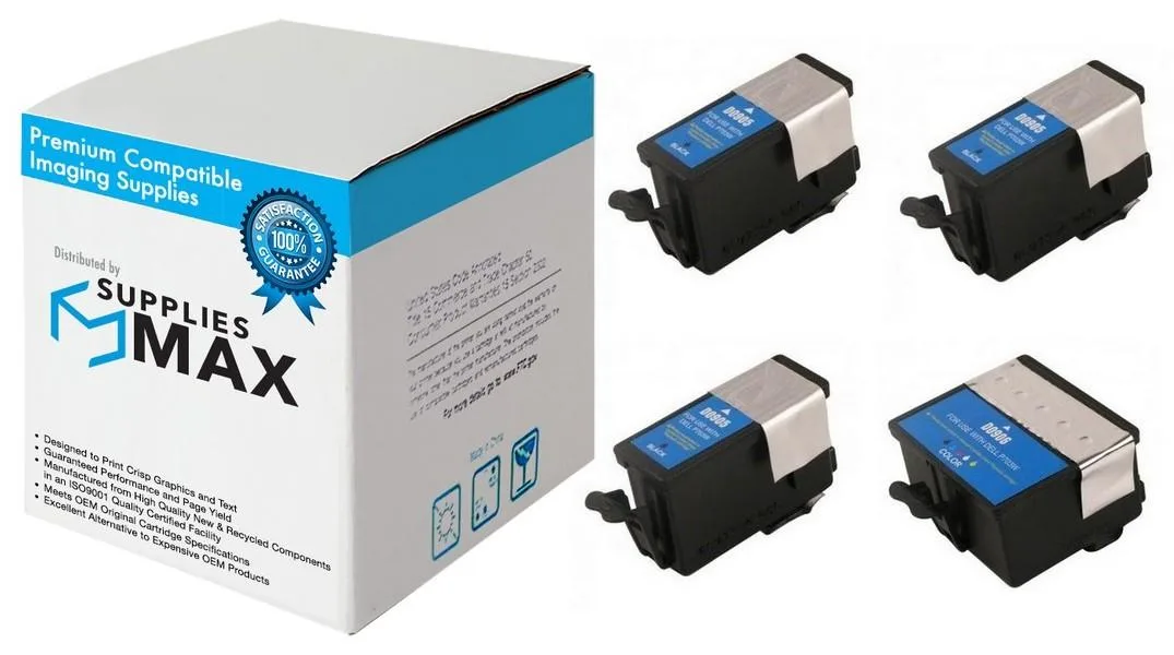 SuppliesMax SuppliesMax Dell 3B1C703 Inkjet Combo Pack 3-Black 1-Color — product photo