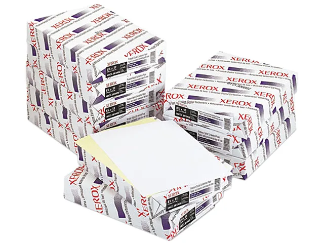 XEROX XEROX 3R12420 Carbonless Paper 2-Part White/Canary Letter 2500 Sets — product photo