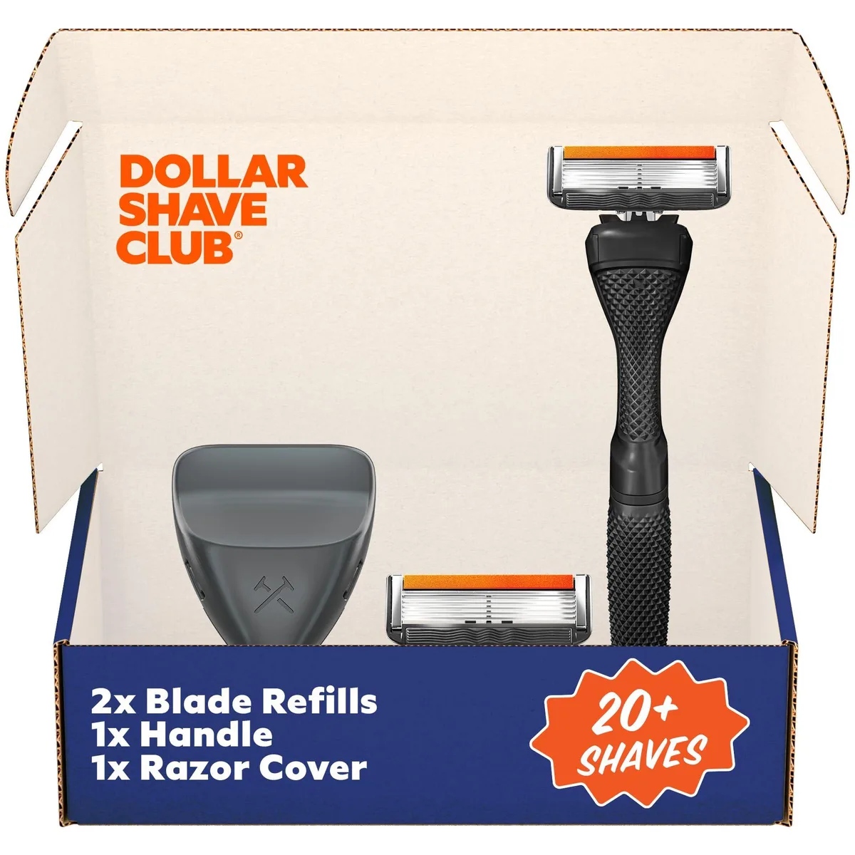 Northwest Guest Pass Shave Set Black 2 Cartridges Handle Cover — product photo
