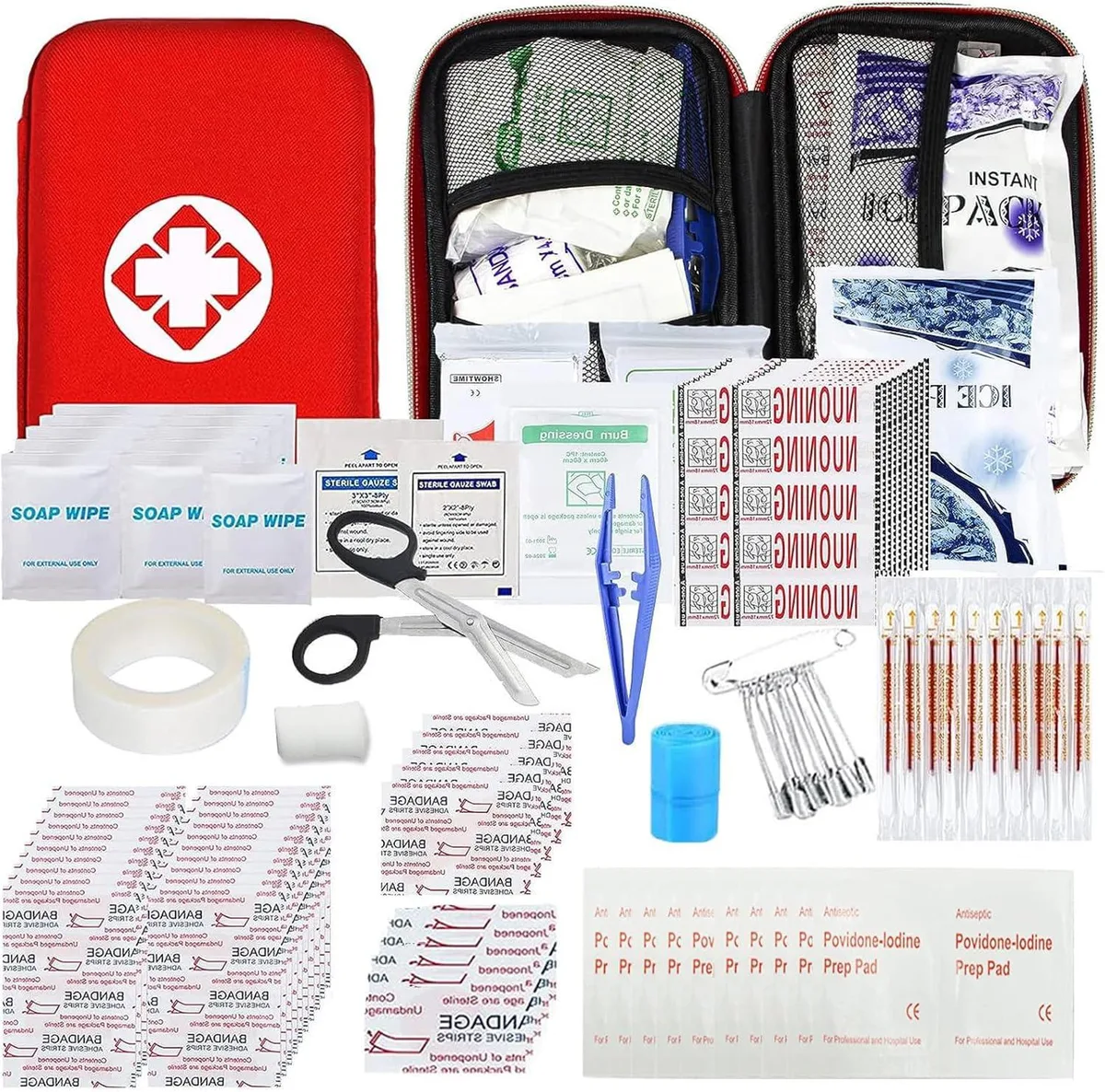  YIDERBO 277-piece red first aid kit — product photo