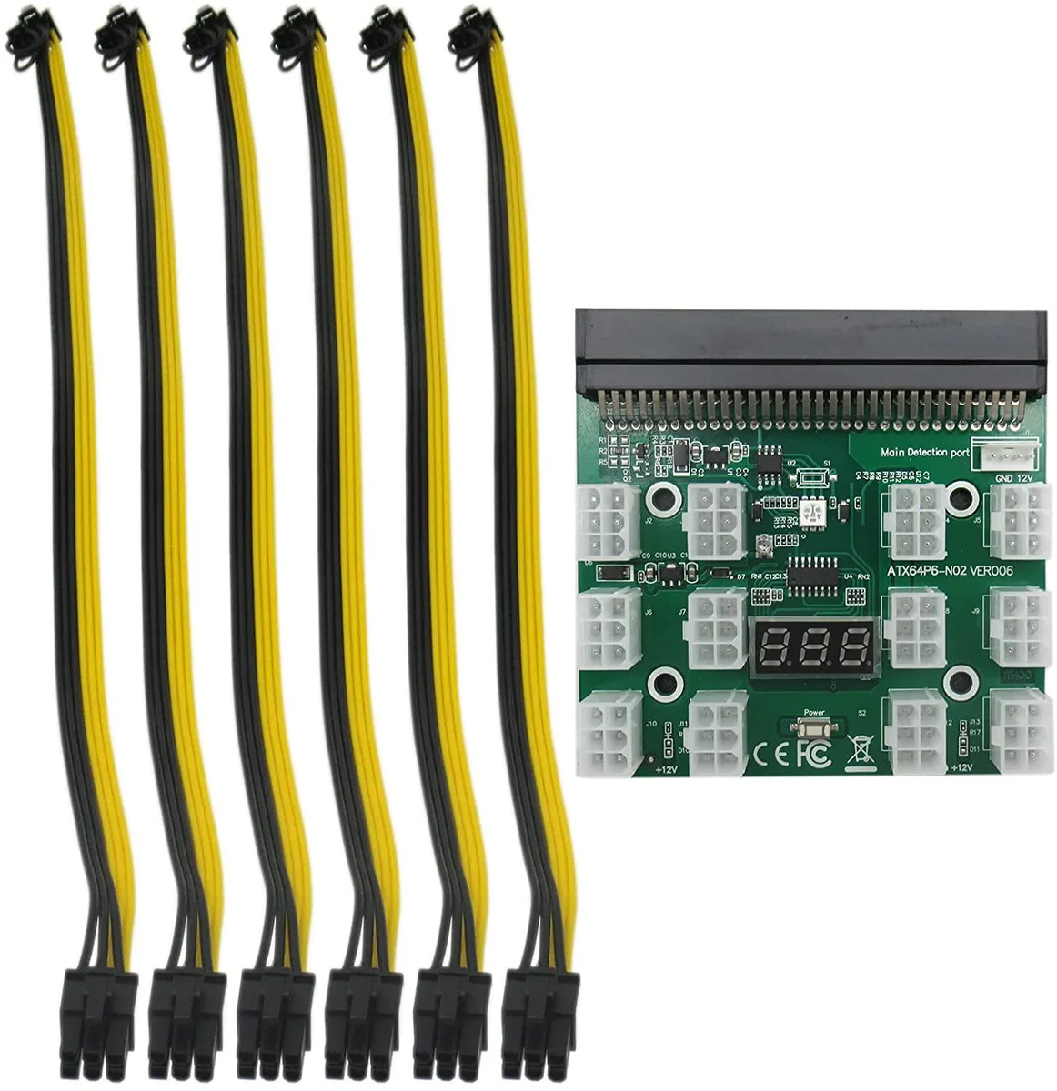 myVolts myVolts 1600W 6x 8-Pin GPU Breakout Adapter 50cm — product photo