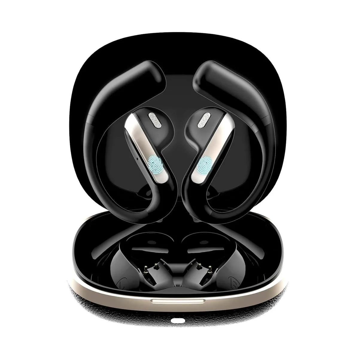 LORDWORLD LORDWORLD YJ55 Open Ear Bluetooth 5.3 Earbuds 58H IPX7 Black — product photo