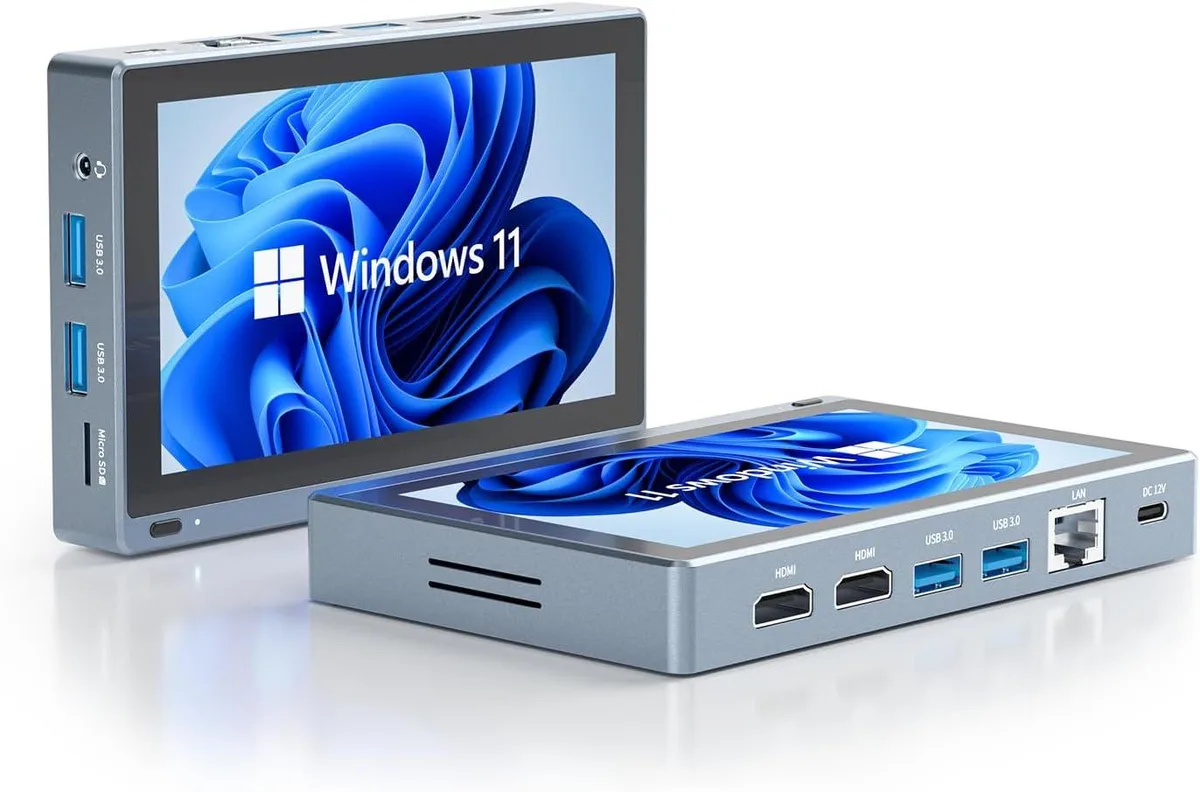 Higole Higole GOLE 1 PRO Mini PC 8GB 128GB Celeron J4125 Windows 11 Pro IPS screen — product photo