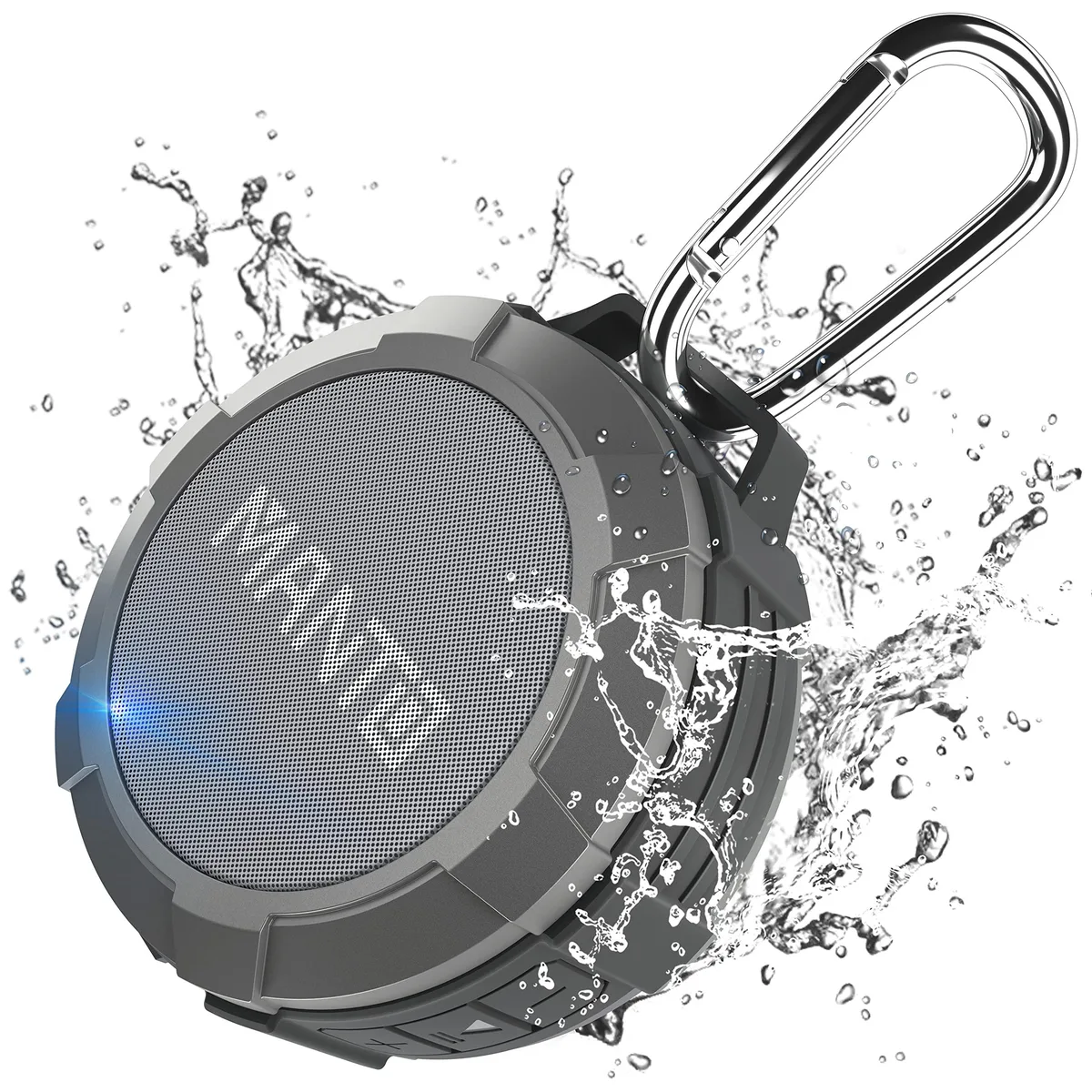MANTO Cuckoo LYYX-JS-CCK-G portable speaker, Grey, 4 W, IPX5, 12 h, microSD 32 GB — product photo