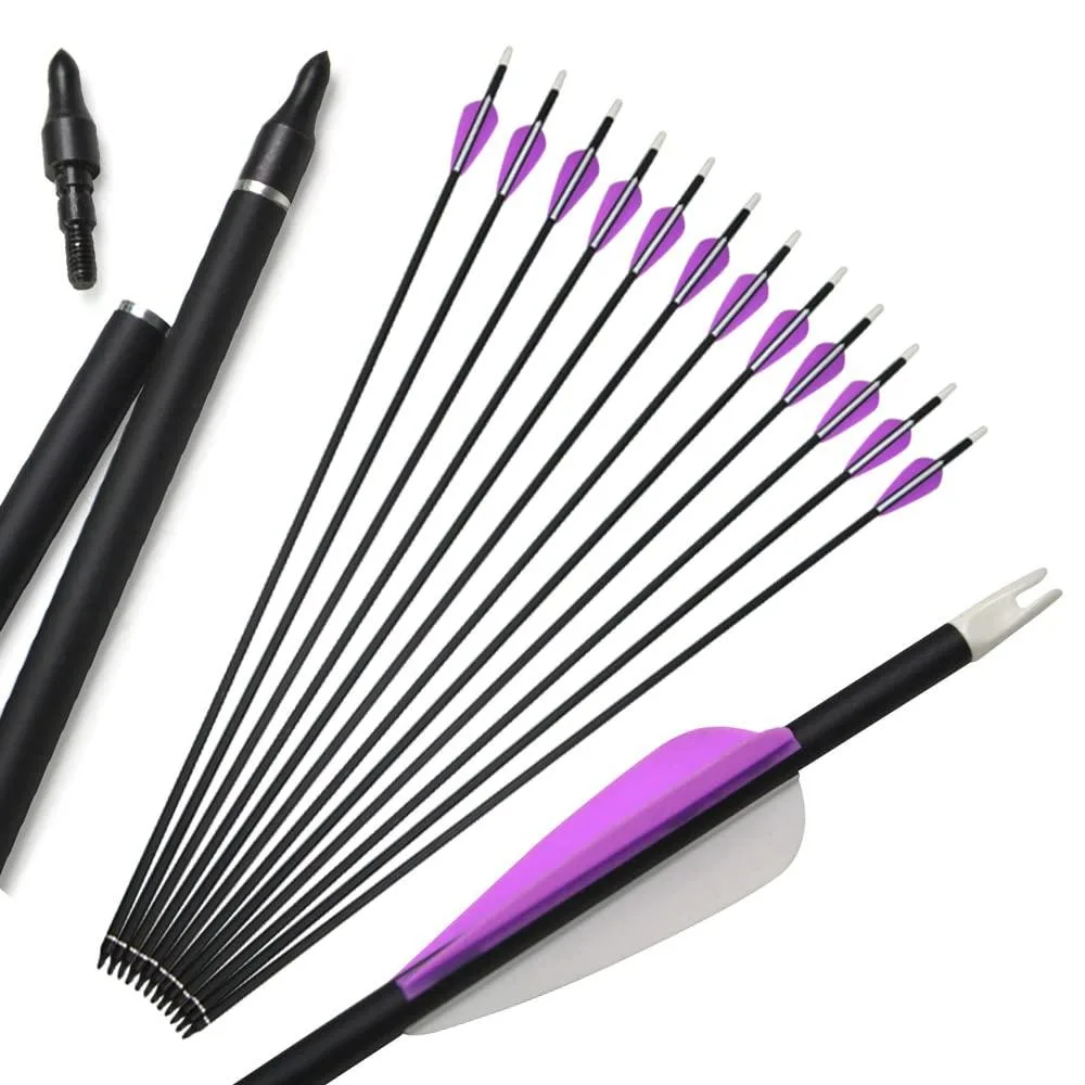 wolfman wolfman Carbon Arrow 32inch Spine 500 12pcs — product photo