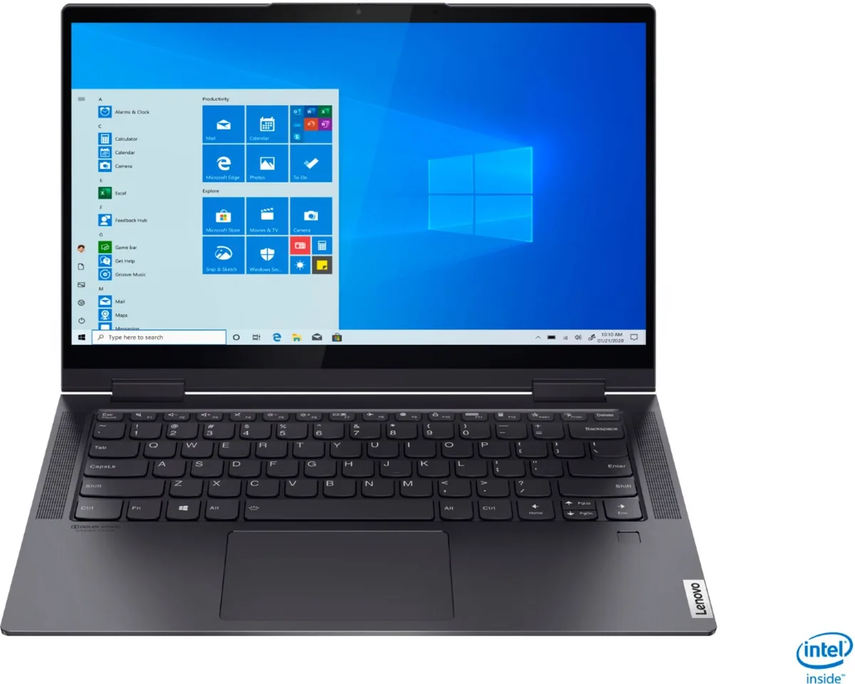 Lenovo Lenovo Yoga 7i 2-in-1 14" Touch Laptop i7-1165G7 12GB 512GB SSD Slate Grey 82BH0002US — product photo