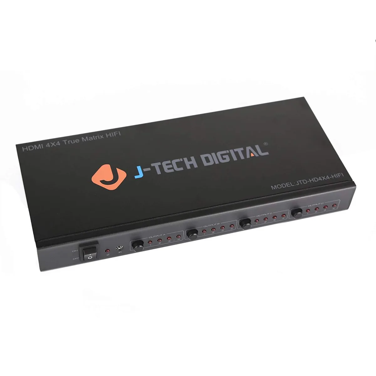 J-Tech Digital Inc. J-Tech Digital ProAV 4x4 HDMI Matrix Switcher 4K@30Hz video accessory — product photo
