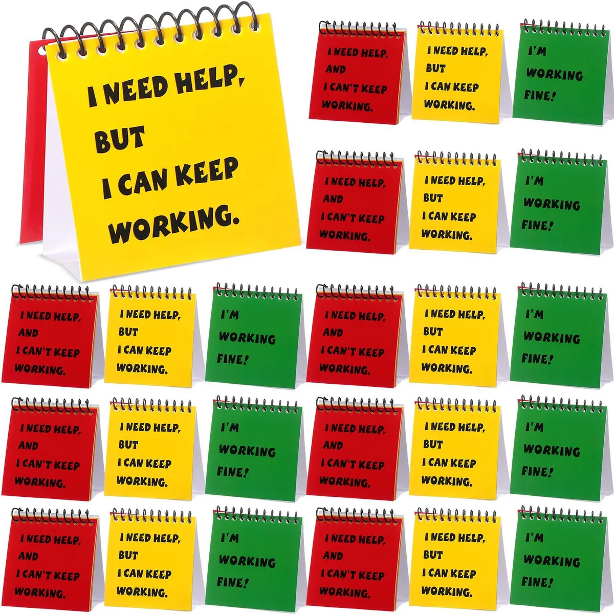  Jutom WO2389 24 pcs self-assessment flip charts educational supply — product photo