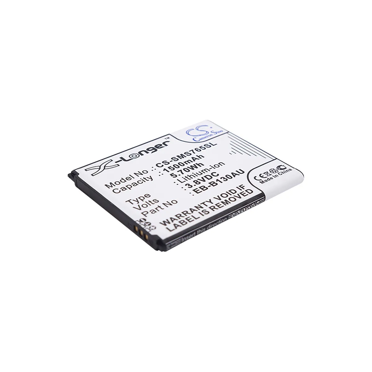 Cameron & Co Cameron & Co DS-CS-SMS765SL cell phone battery 3.8V 1500mAh — product photo