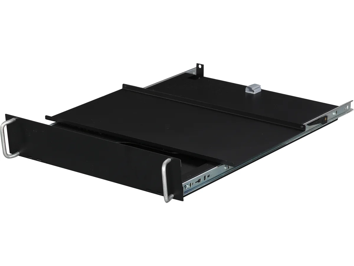APC APC AR8127BLK 19" Rotating Keyboard Drawer Black 2U server accessory — product photo