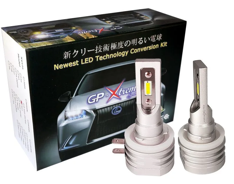 GP XTREME GP XTREME H11B LED 6000LM White Light Bulbs Low Beam — product photo