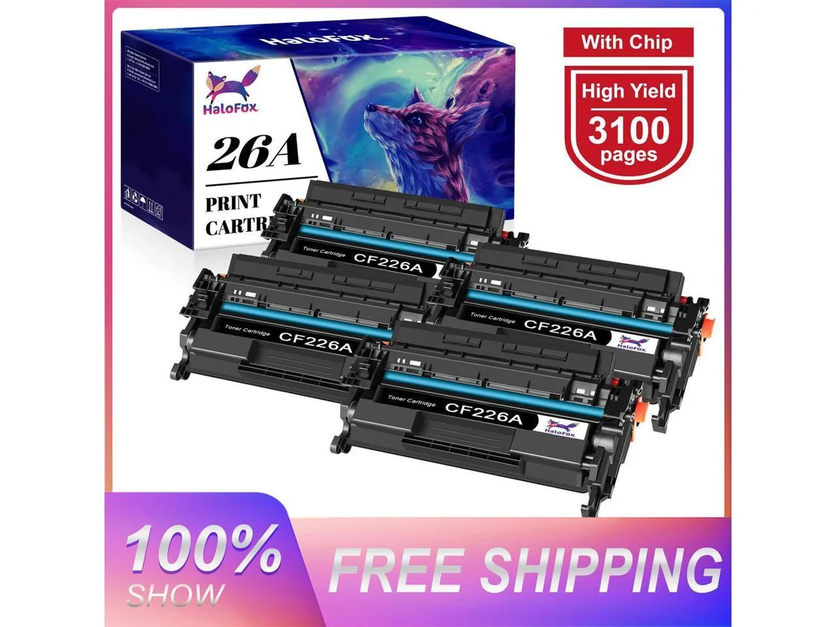 V4ink V4ink 4-Pack CF226A Black Toner Cartridge — product photo