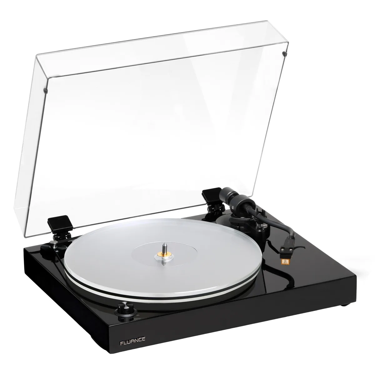 Fluance Fluance RT85N Turntable Nagaoka MP-110 Acrylic Platter Piano Black — product photo